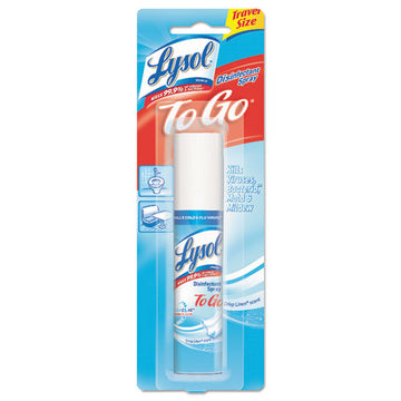 LYSOL® Brand Disinfectant Spray To Go, Crisp Linen, 1 Oz Aerosol Spray, 12-carton freeshipping - TVN Wholesale